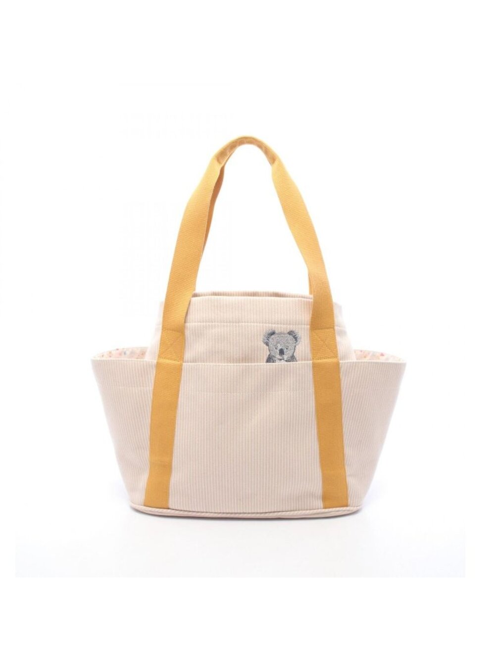 Hermes Tote Bag Diaper Passpass Koala Beige Canvas